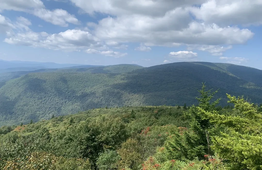 Catskill peaks seen from the Slide Mountain summit